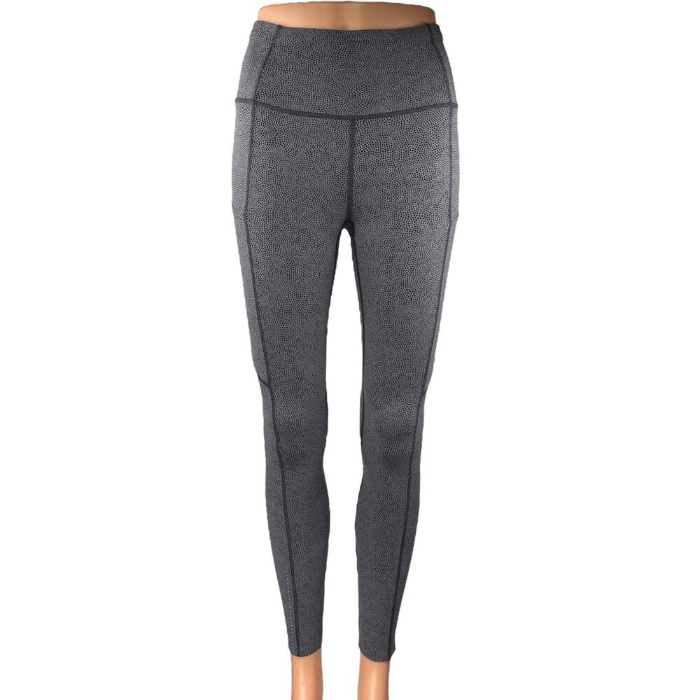 Lululemon Women's Gray Yoga Workout Running Athletic Leggings Pants Size 4